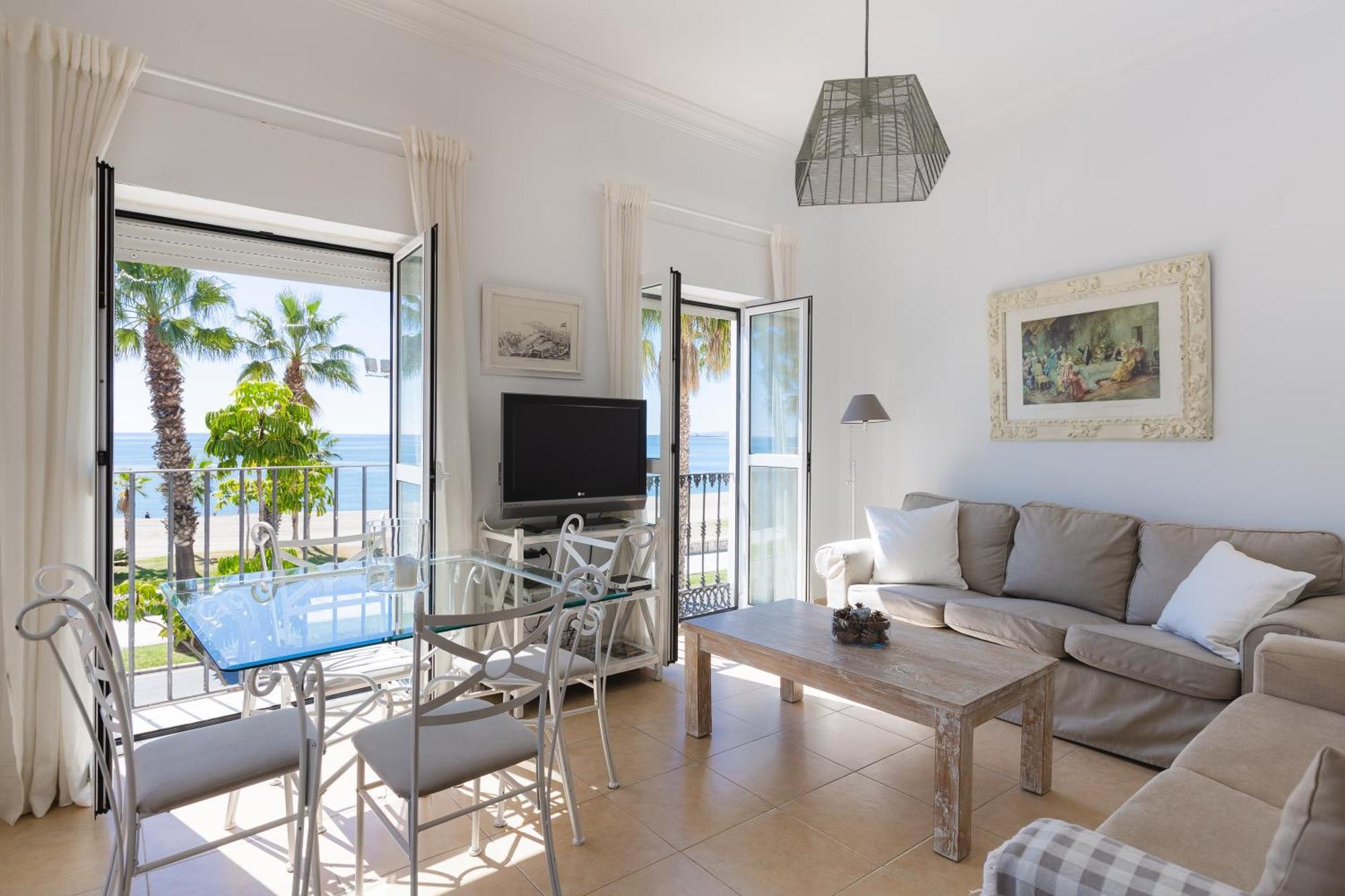 Apartamento Con Encanto En Primera Linea De Playa 马拉加 外观 照片